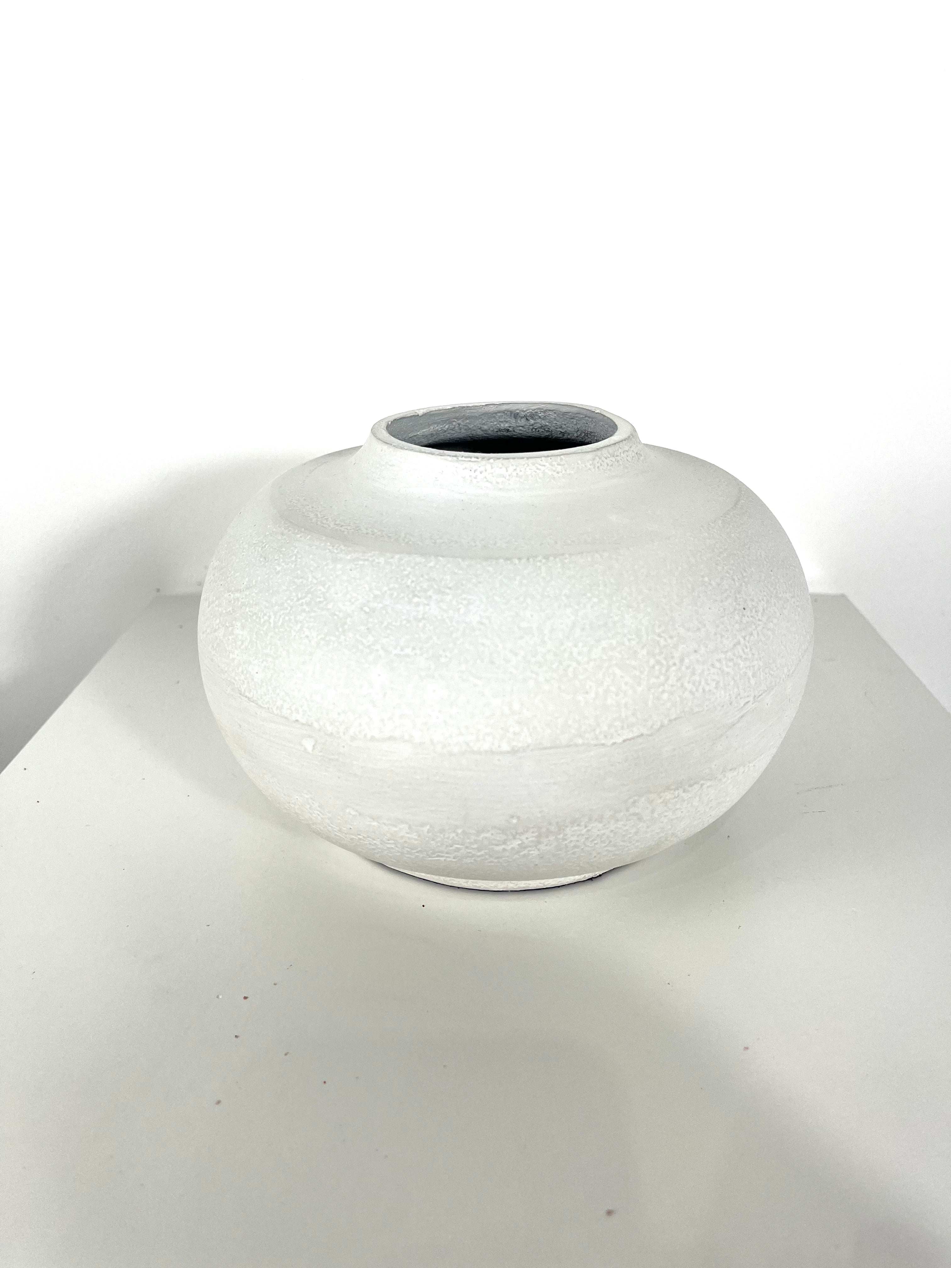 Vase Nieva small - hellgrau / beige