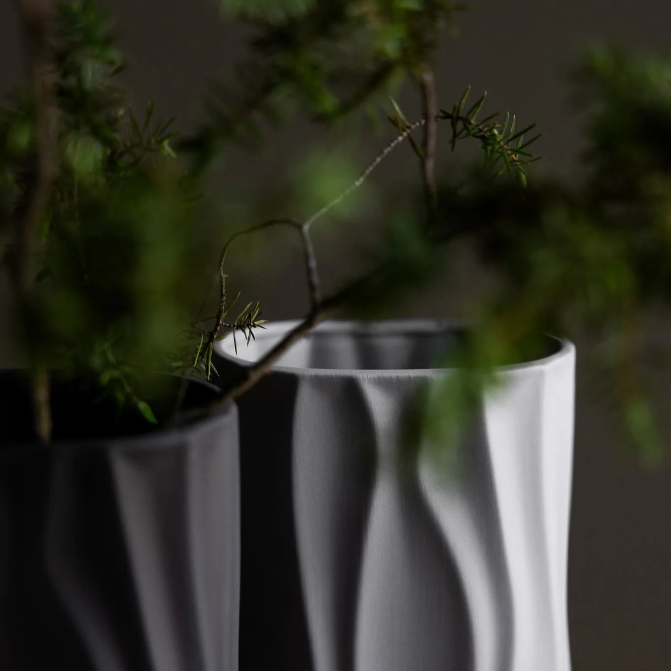 Vase Enviken- extravagante, ovale Vase in optimaler Größe