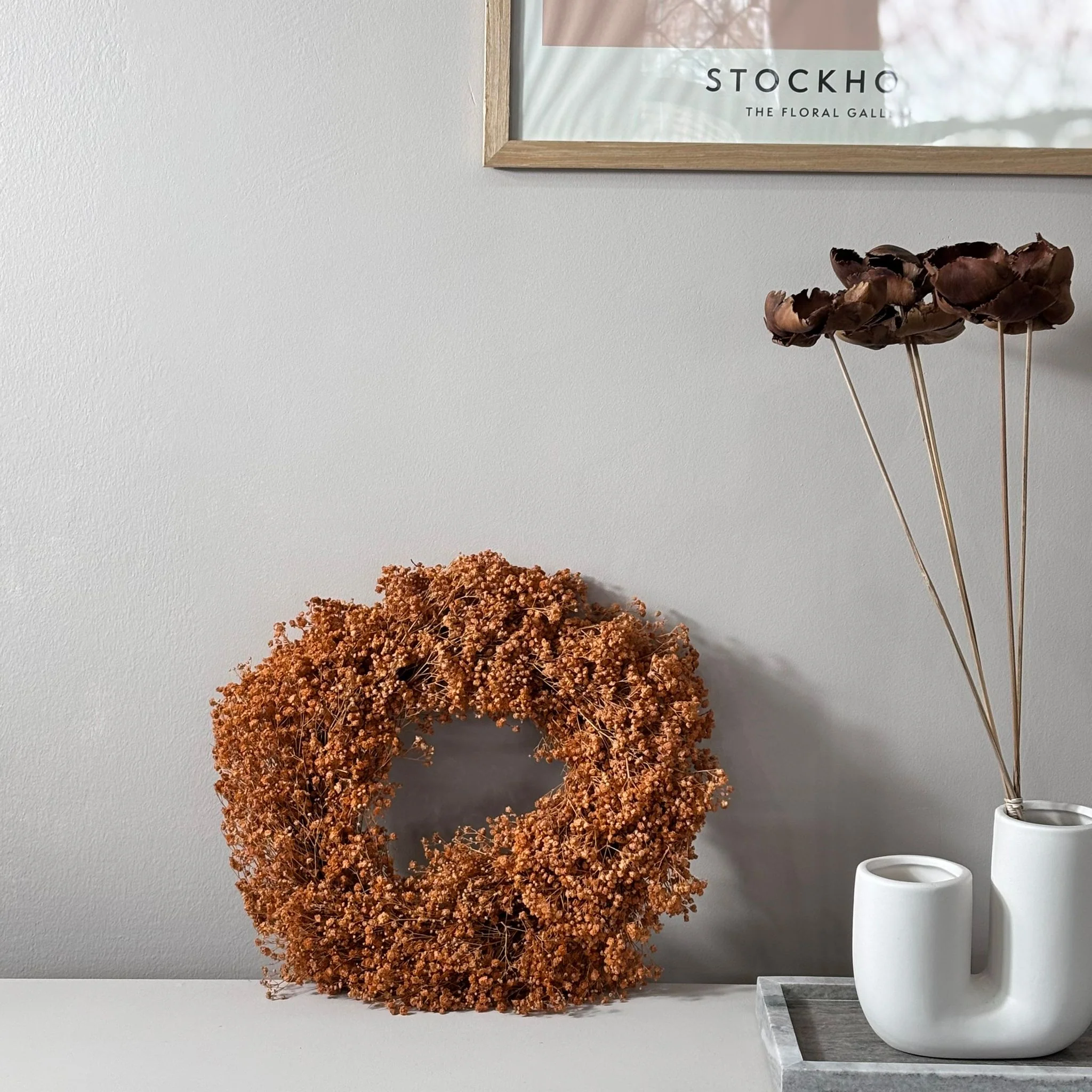 Trockenblumenkranz Schleierkraut