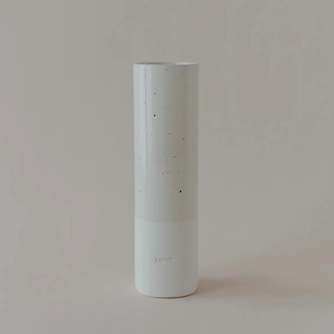 Eulenschnitt Steingut-Vase in 