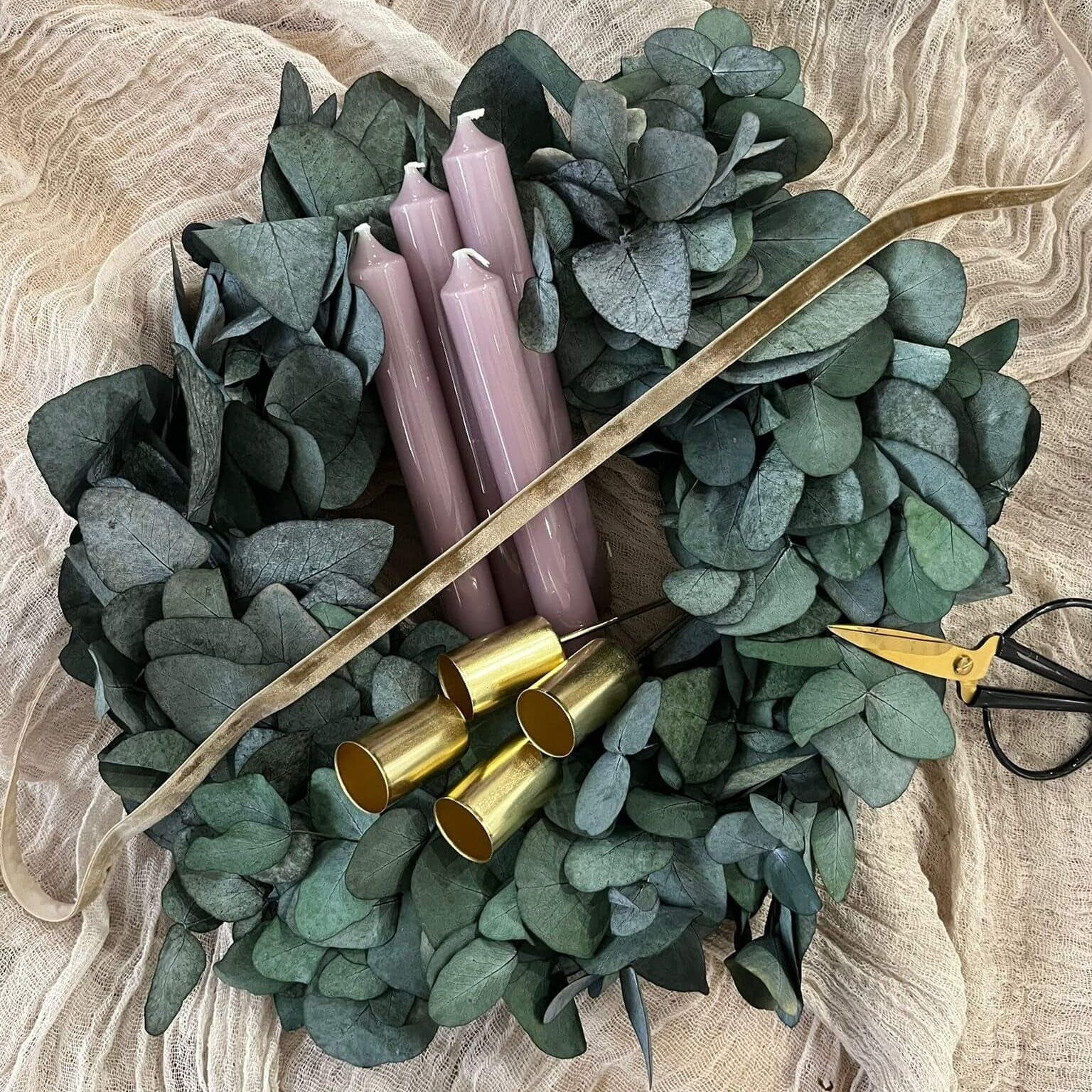 Stabkerzen „Hochglanz“ (4 Stück, 2,1 cm x 19 cm)