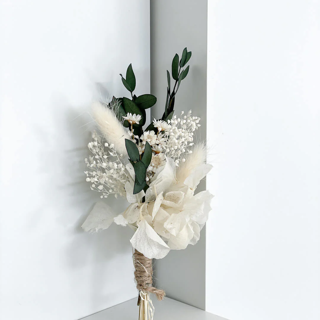 Anstecker Trockenblumen Eukalyptus Bräutigam I Trauzeuge