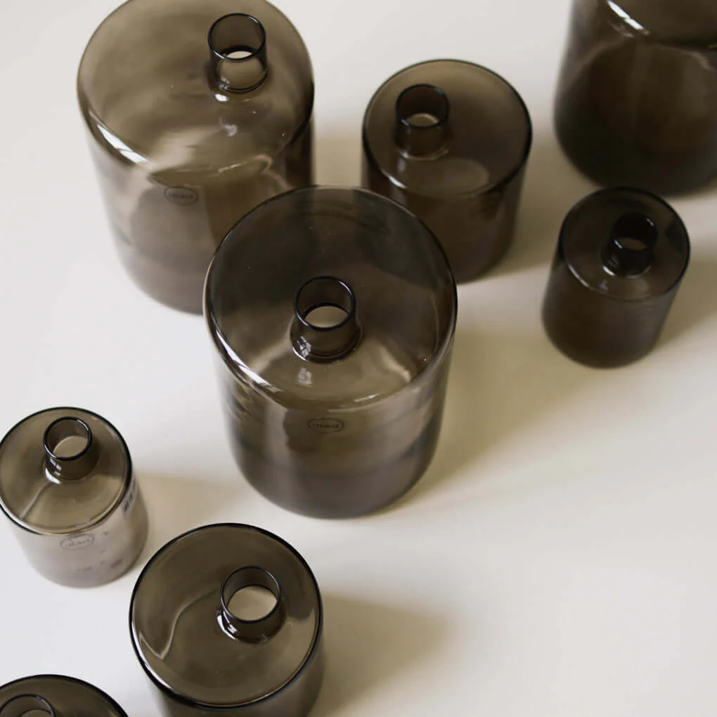 dbkd Pipe Vase Glas - die perfekte Vase für kleine Sträuße