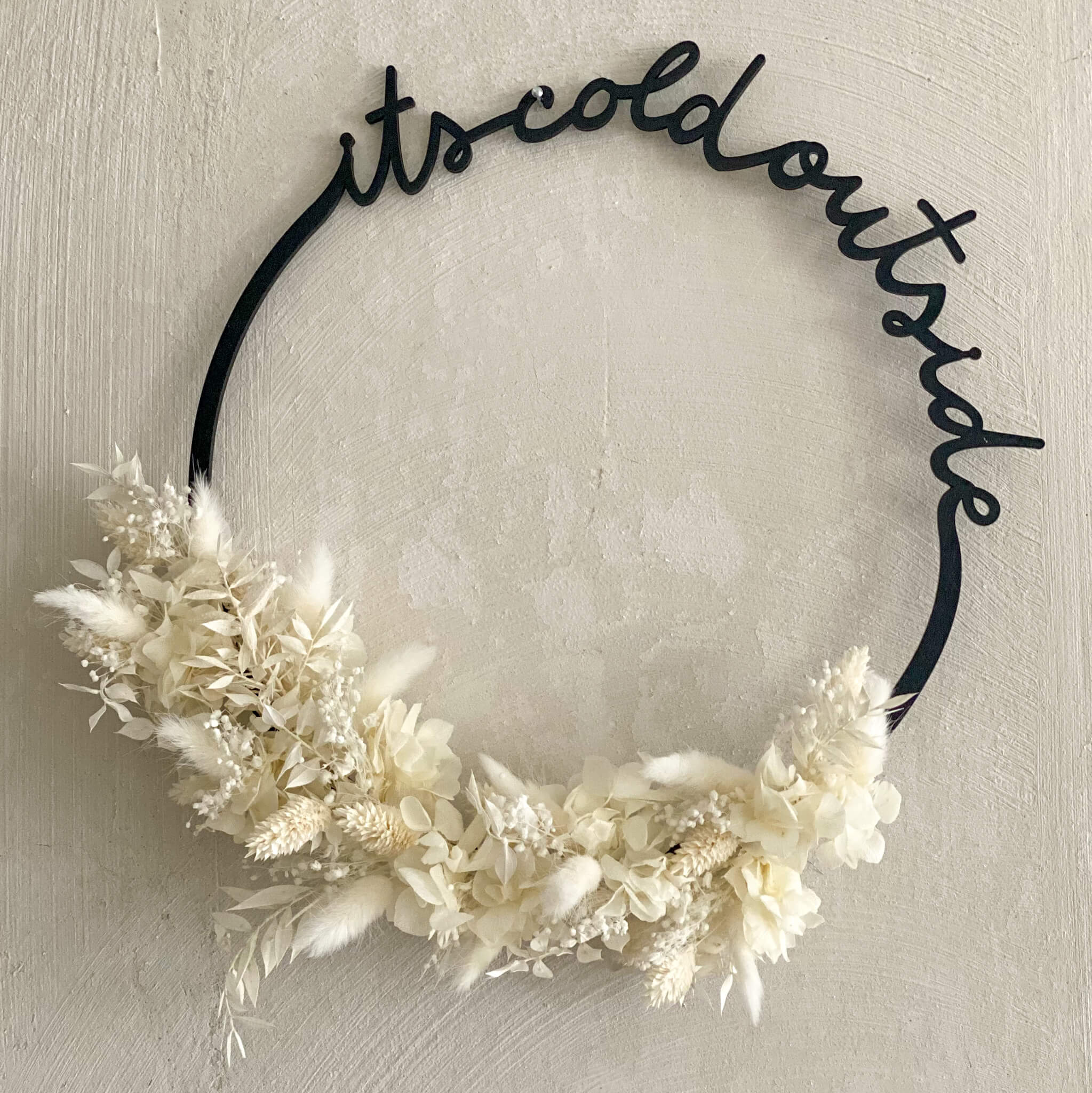 Eulenschnitt Holzkranz 