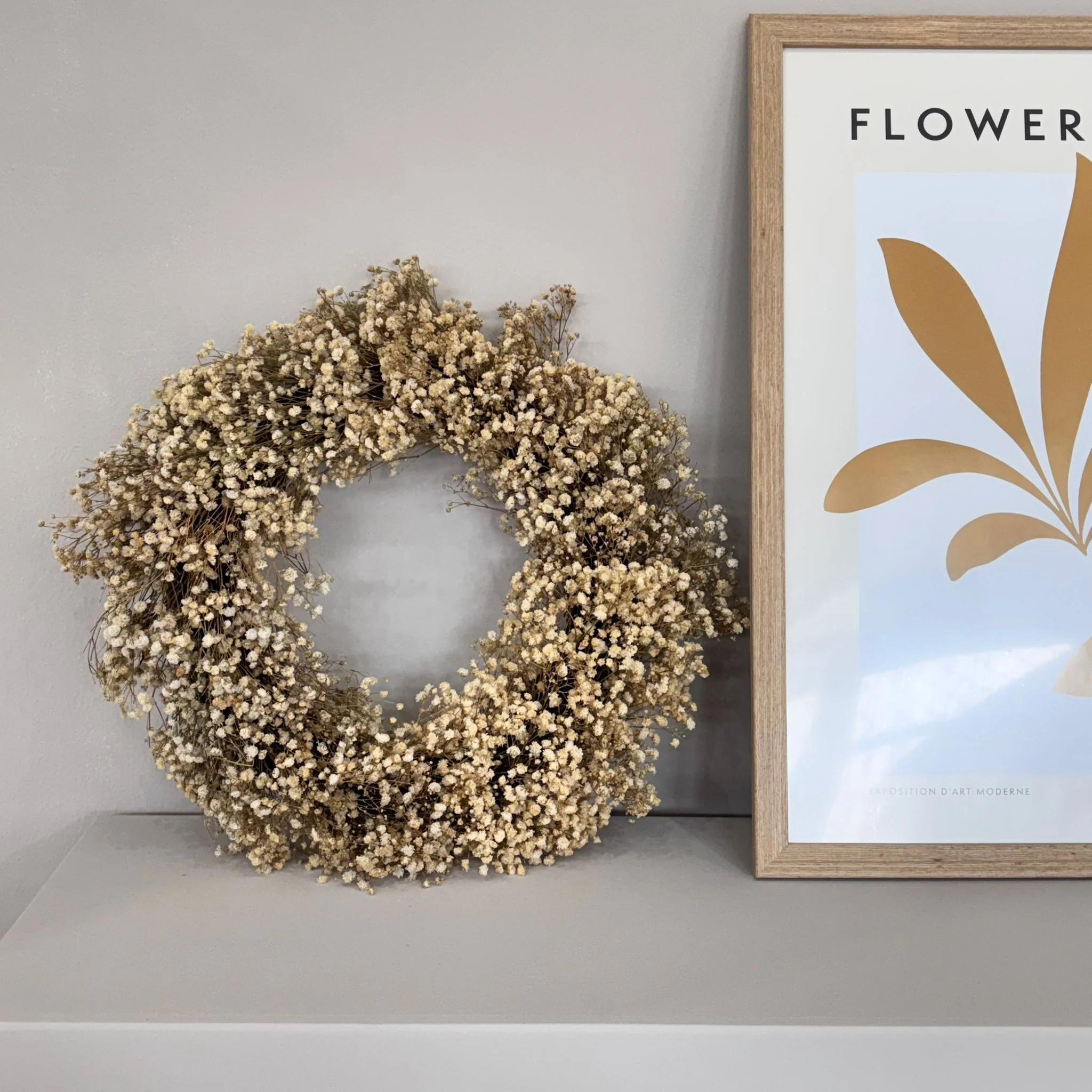 Trockenblumenkranz Schleierkraut