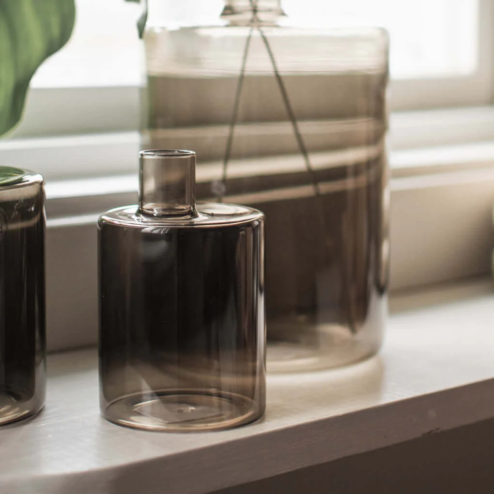 dbkd Pipe Vase Glas - die perfekte Vase für kleine Sträuße