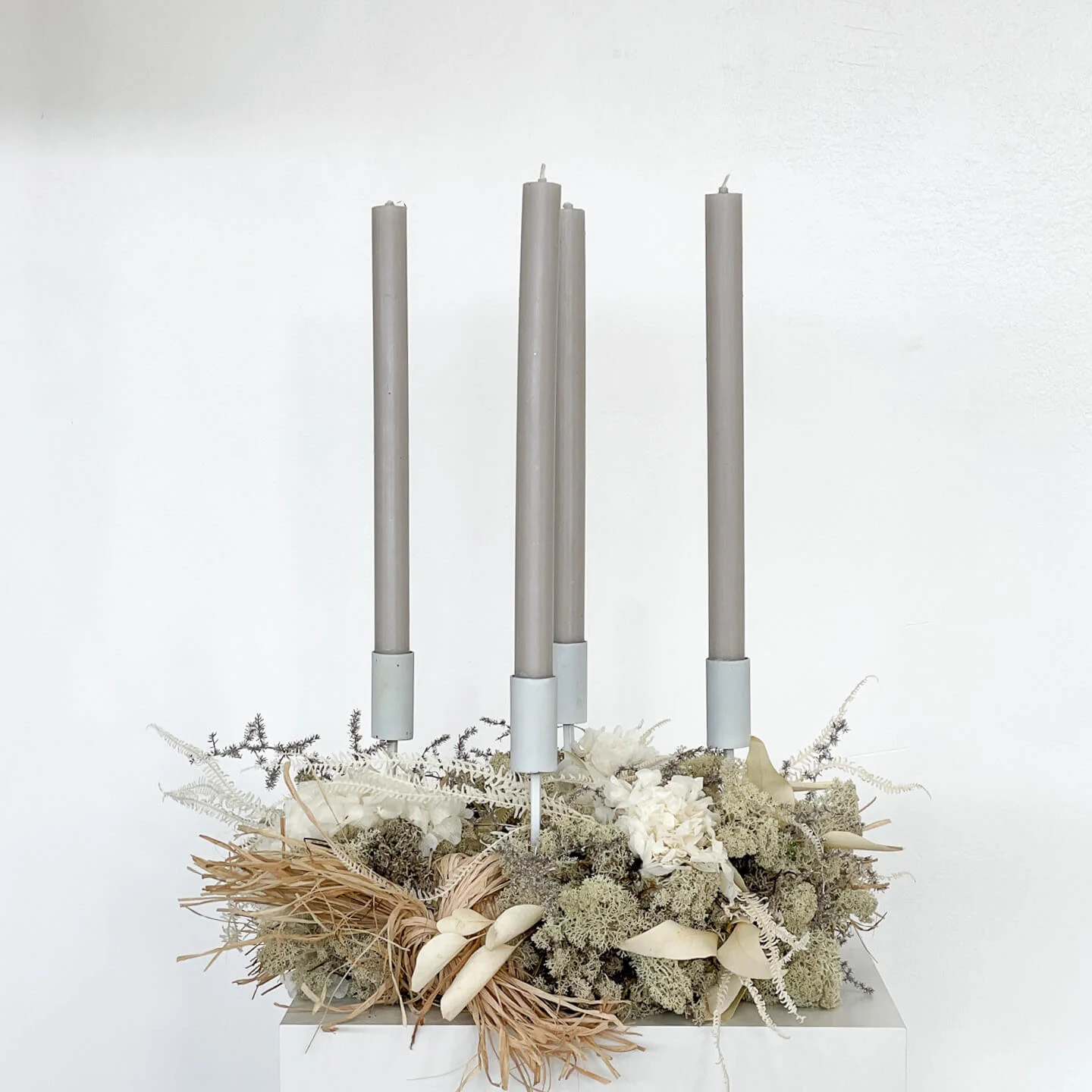 Adventskranz Trockenblumen Signature