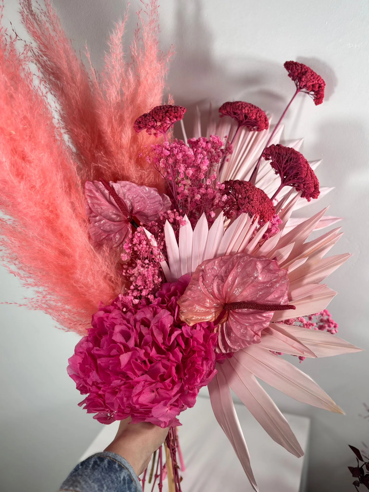 Pretty Pink: Ein Statement-Strauß in kräftigen Farben