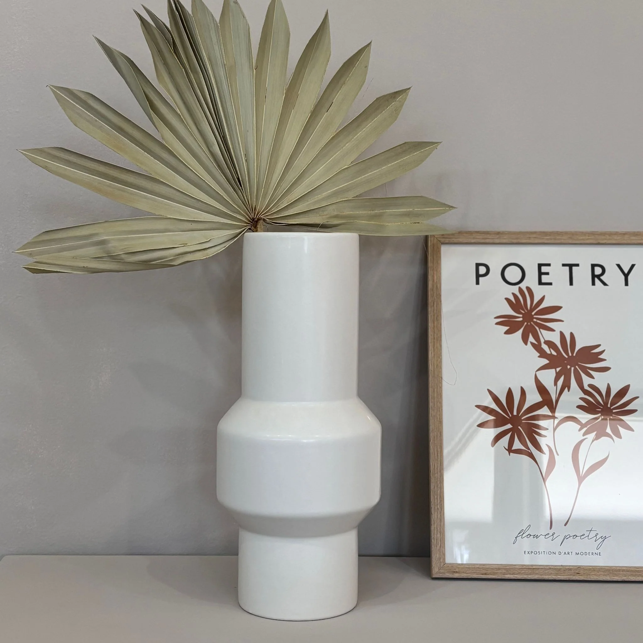 Vasen Sybil 2 Varianten - weiß