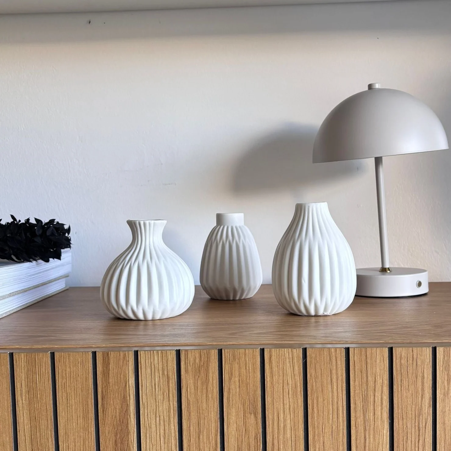 Mini Vasen Esko 3er Set | weiß