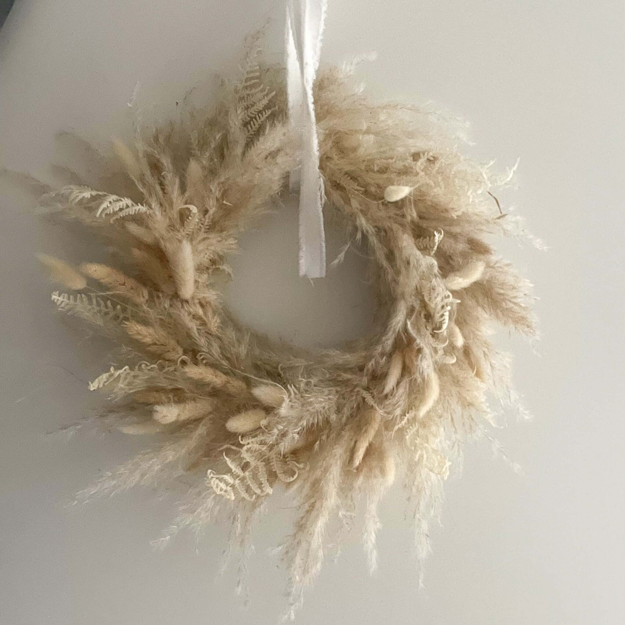 Adventskranz Trockenblumen 