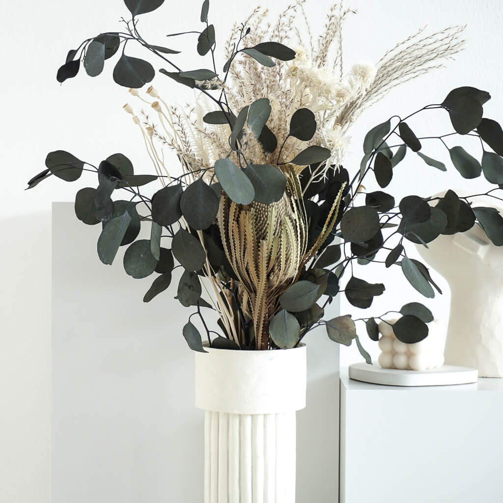 Trockenblumenstrauß Greeny