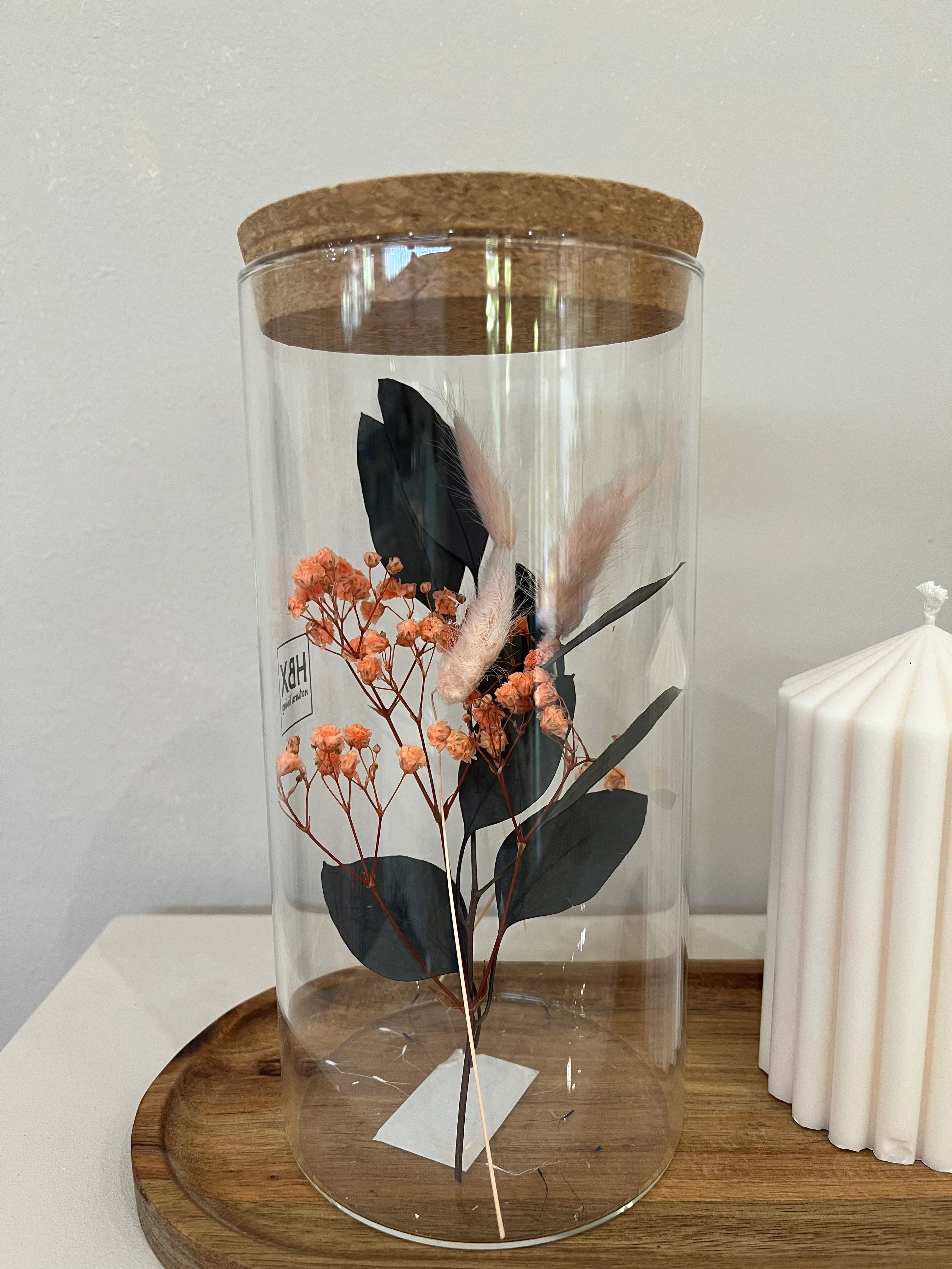 Vorratsglas Flower für Trockenblumen