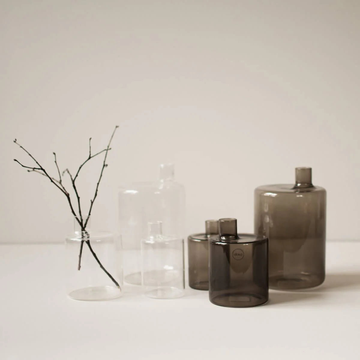 dbkd Pipe Vase Glas - die perfekte Vase für kleine Sträuße