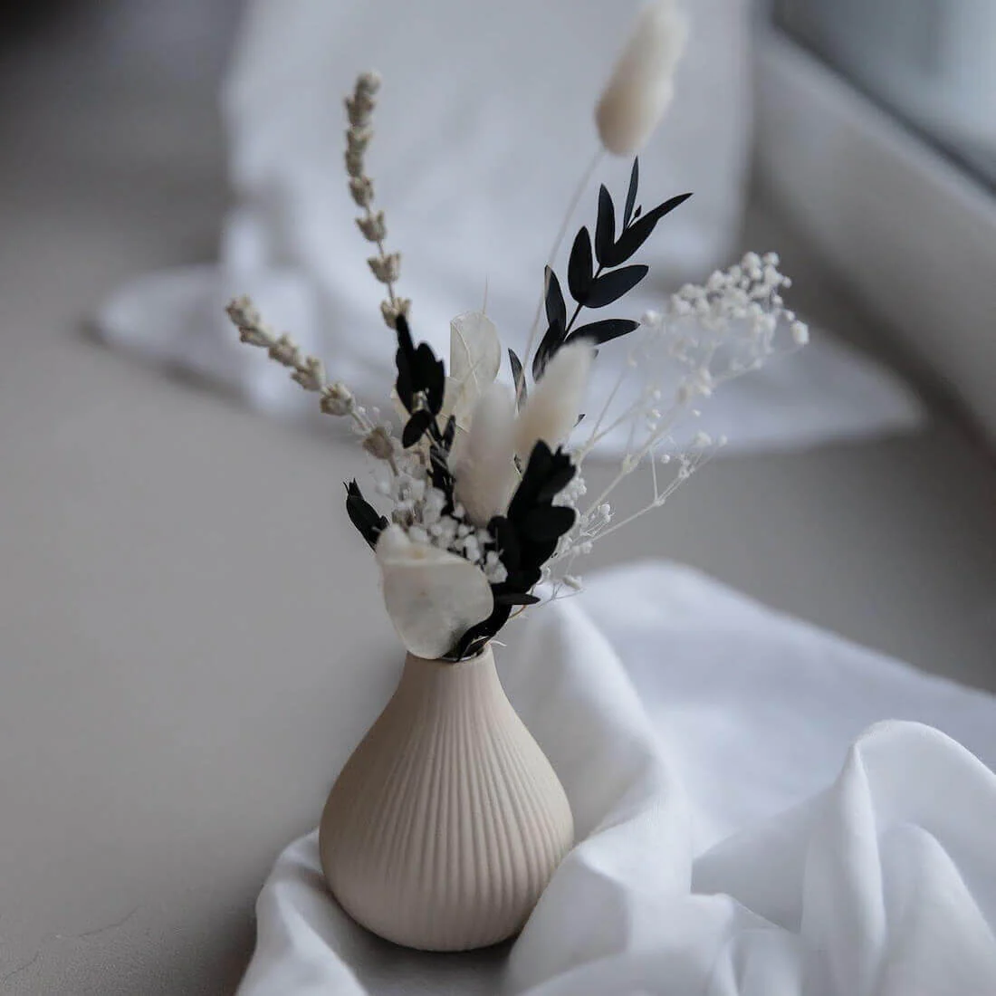 Ekenäs - Kleine Vase mit Rillen