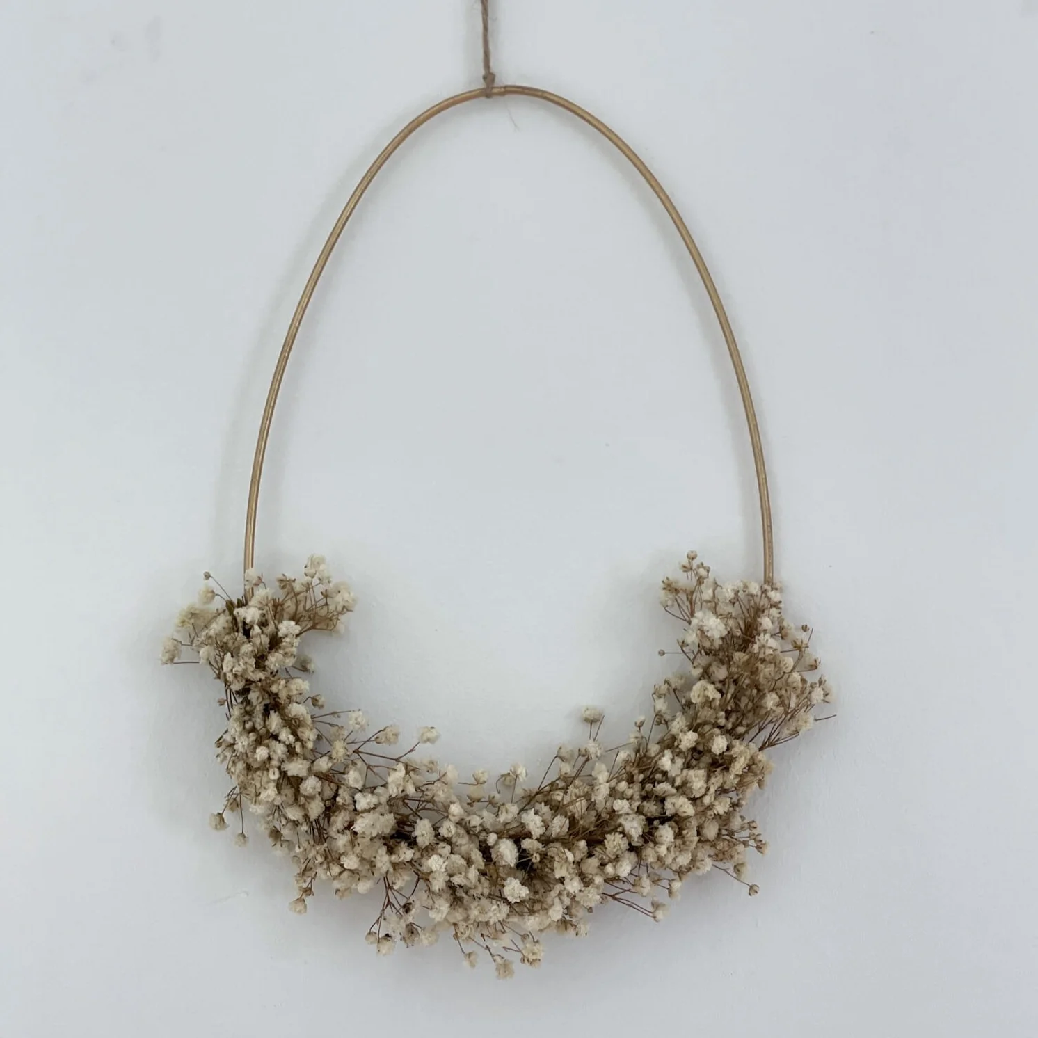 Trockenblumenkranz Osterei