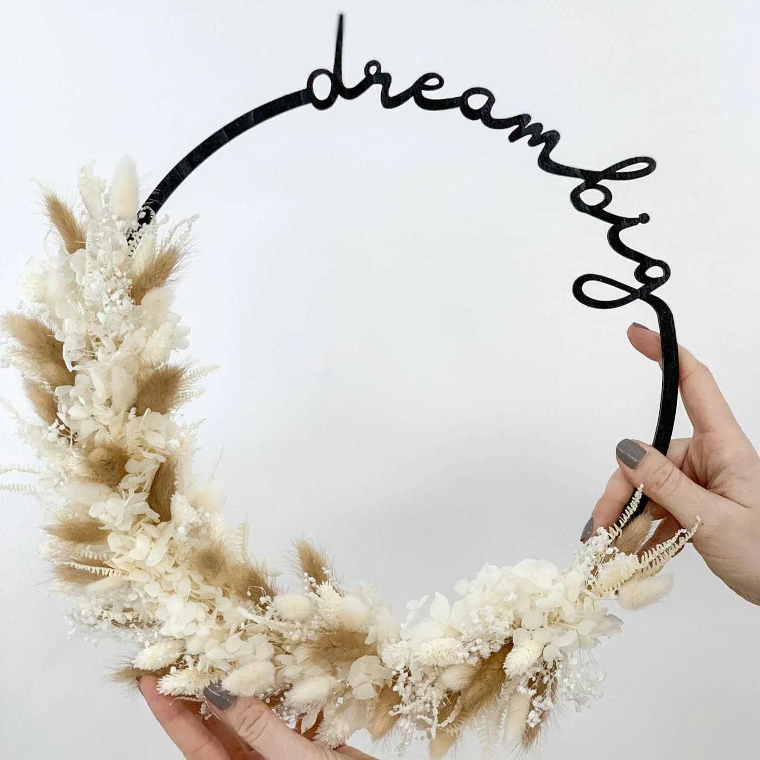 Eulenschnitt Holzkranz 