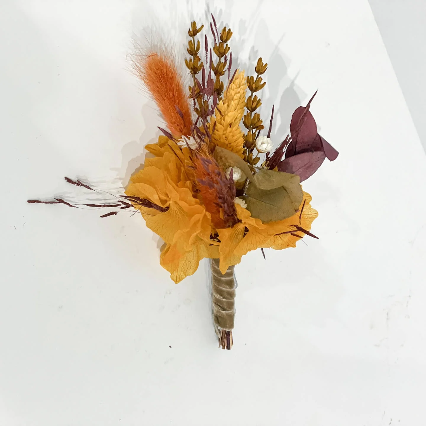 Indian Summer: Anstecker Bräutigam I Trauzeuge I Trockenblumen