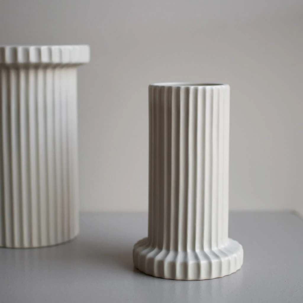 dbkd Vase Stripe Säule mit Rillen