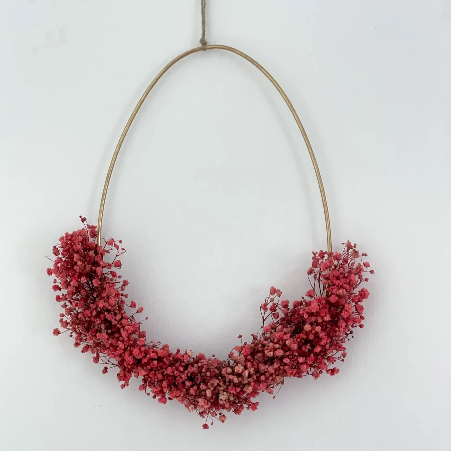 Trockenblumenkranz Osterei