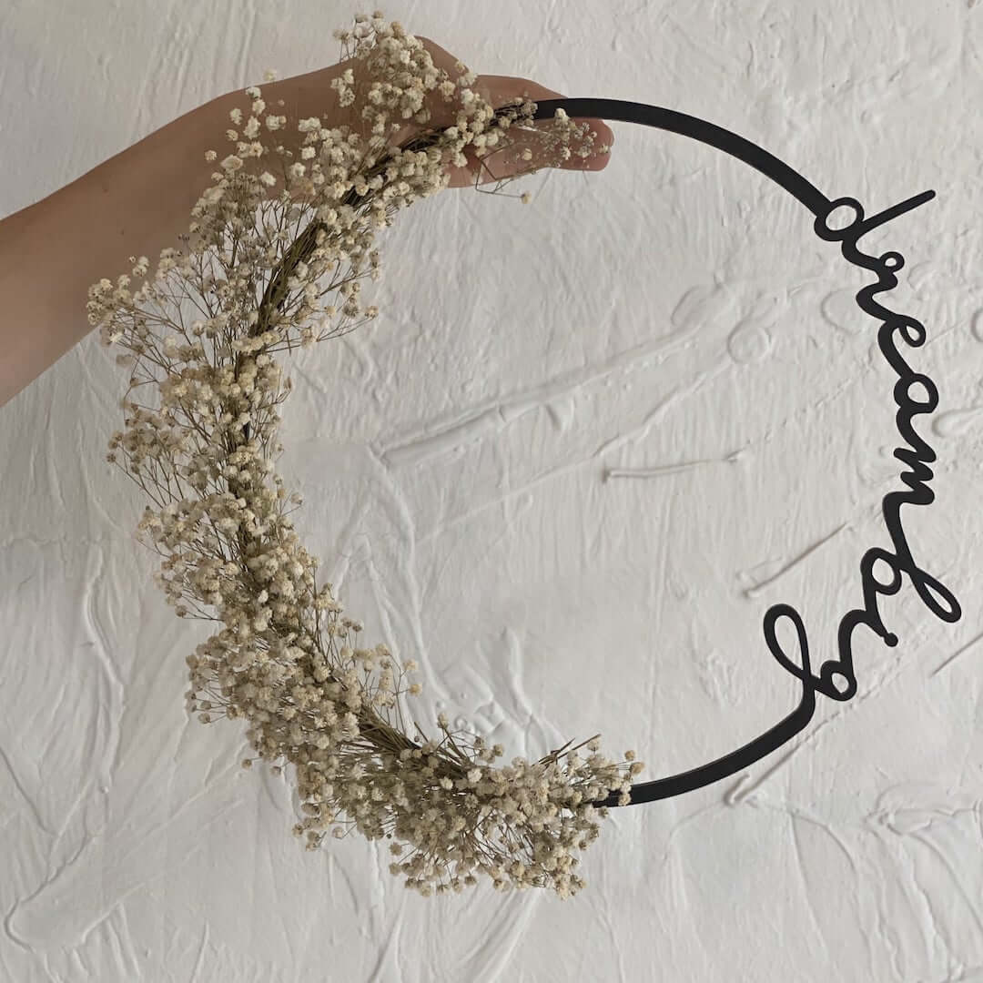 Eulenschnitt Holzkranz 