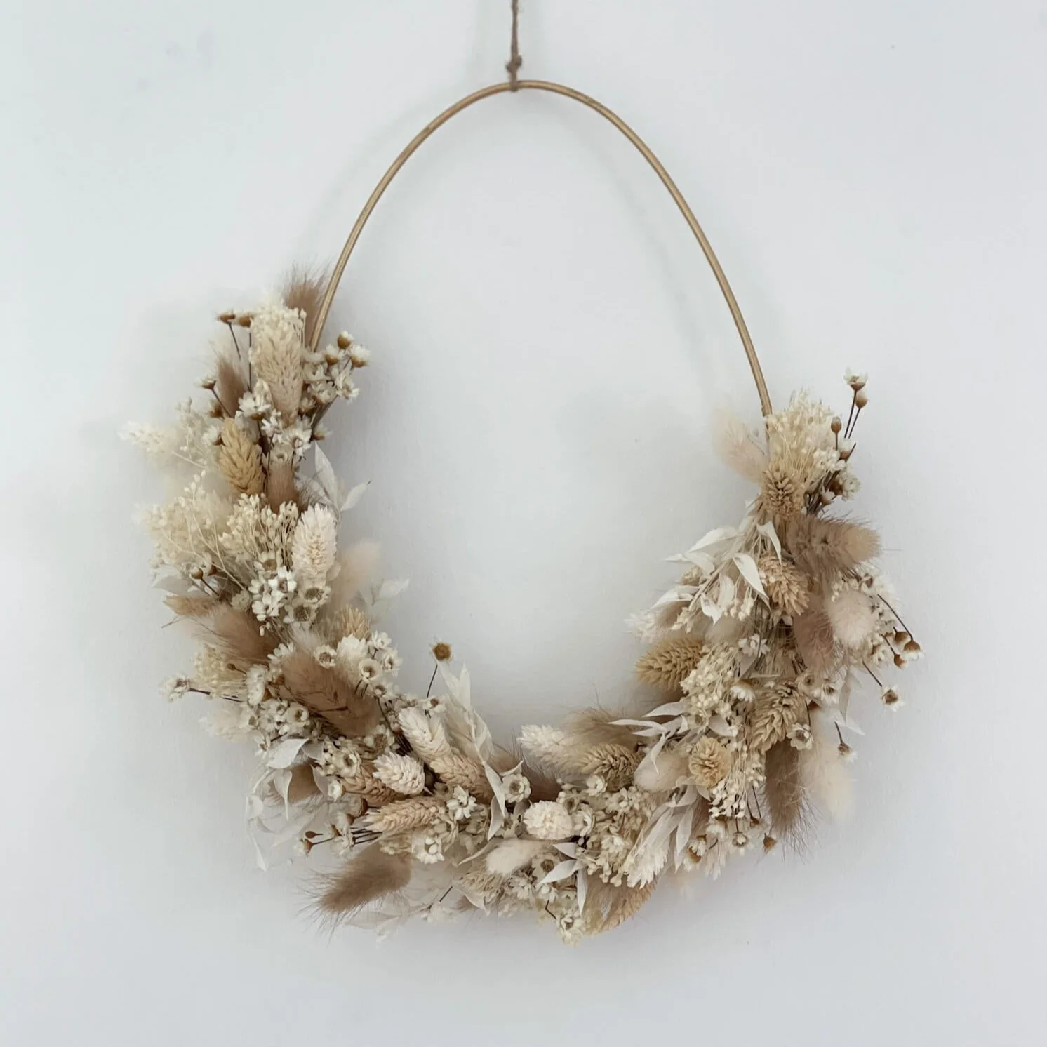 Trockenblumenkranz Osterei