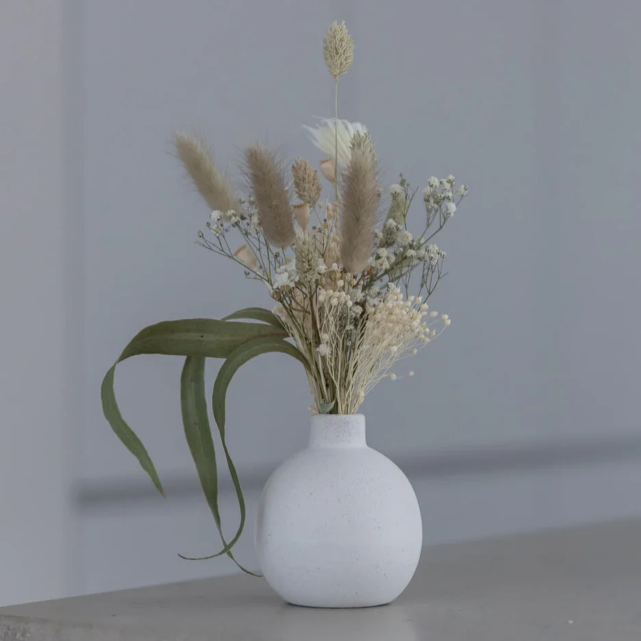 Trockenblumenstrauß Mini Wildblume beige-grün