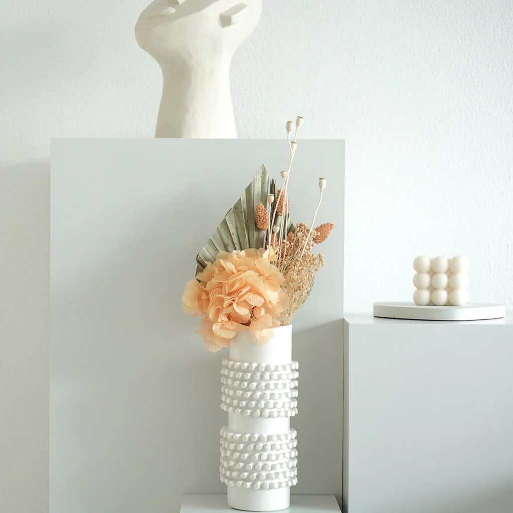 Natürlich schön: Kleiner Trockenblumenstrauß für dezenten Charme