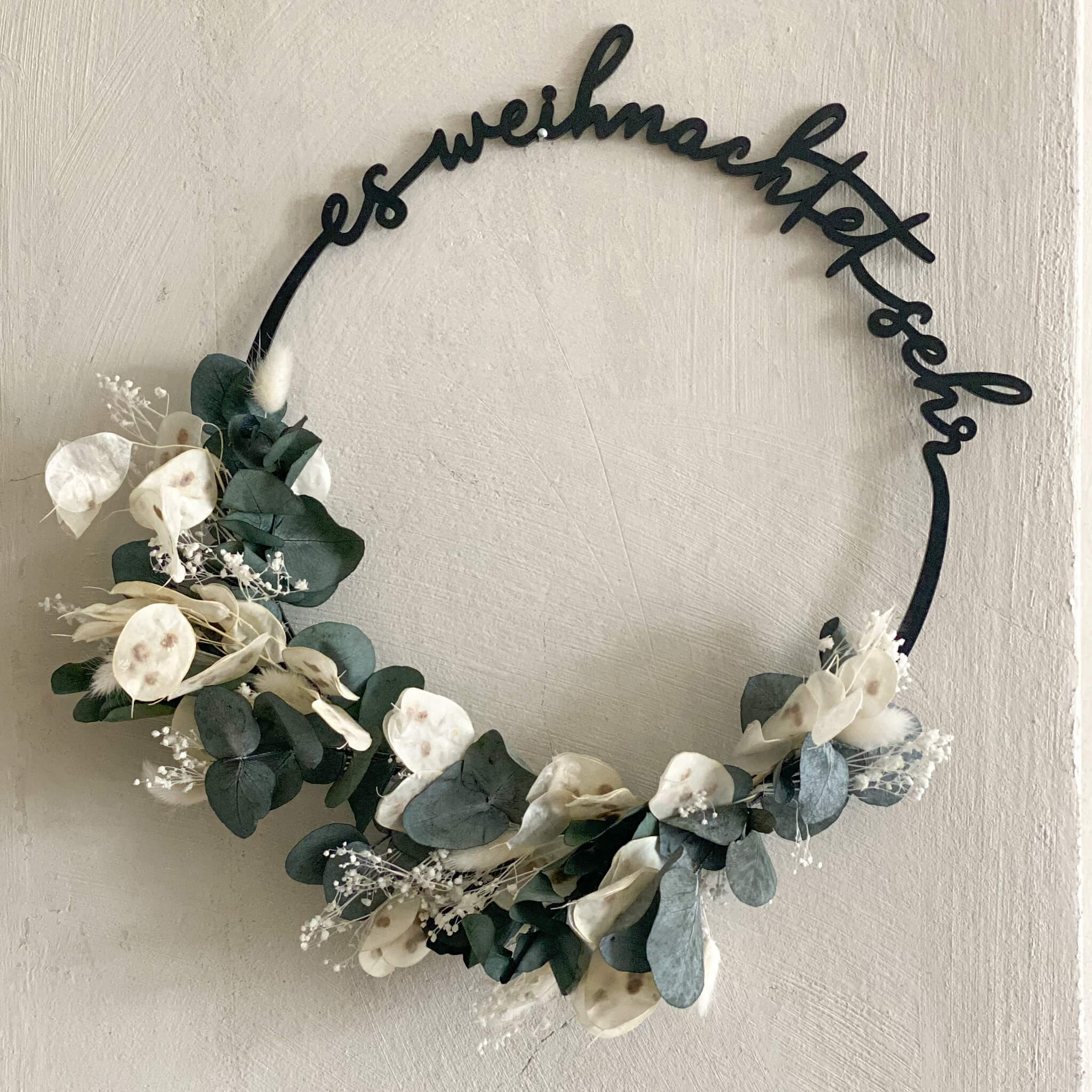 Eulenschnitt Holzkranz 