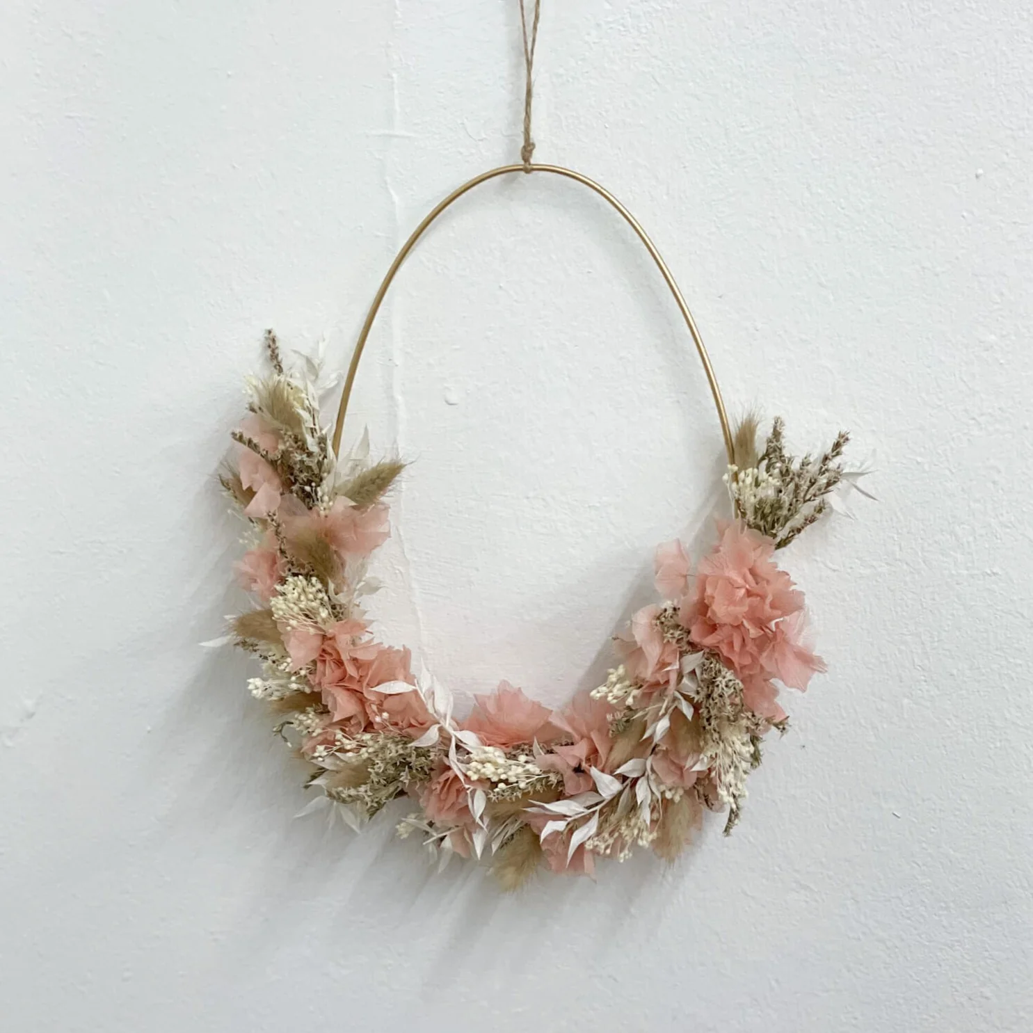 Trockenblumenkranz Osterei