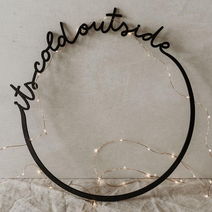 Eulenschnitt Holzkranz 