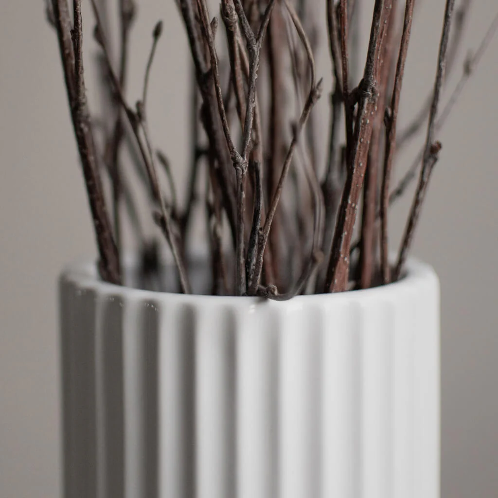 dbkd Vase Stripe Säule mit Rillen