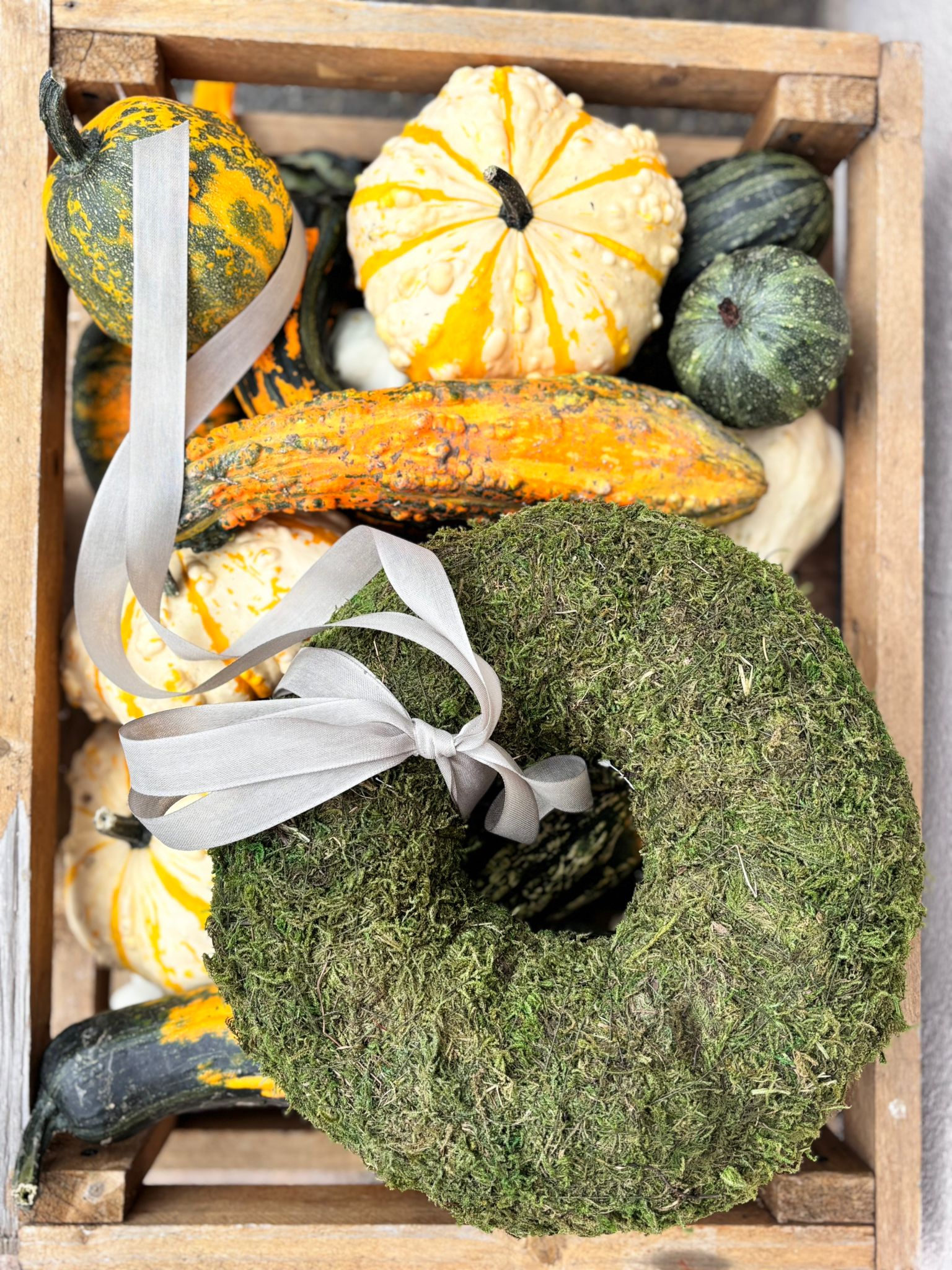 Mooskranz dick: Asia Moos grün