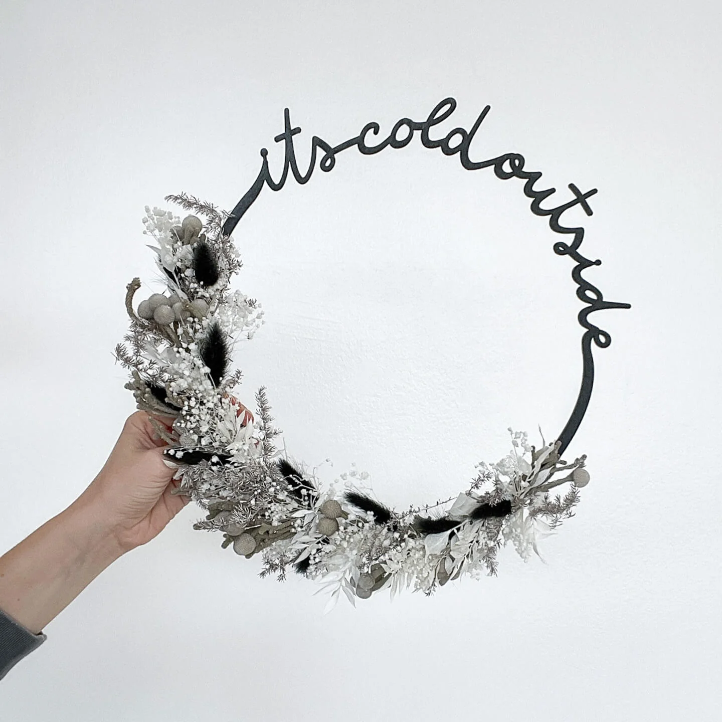 Eulenschnitt Holzkranz 