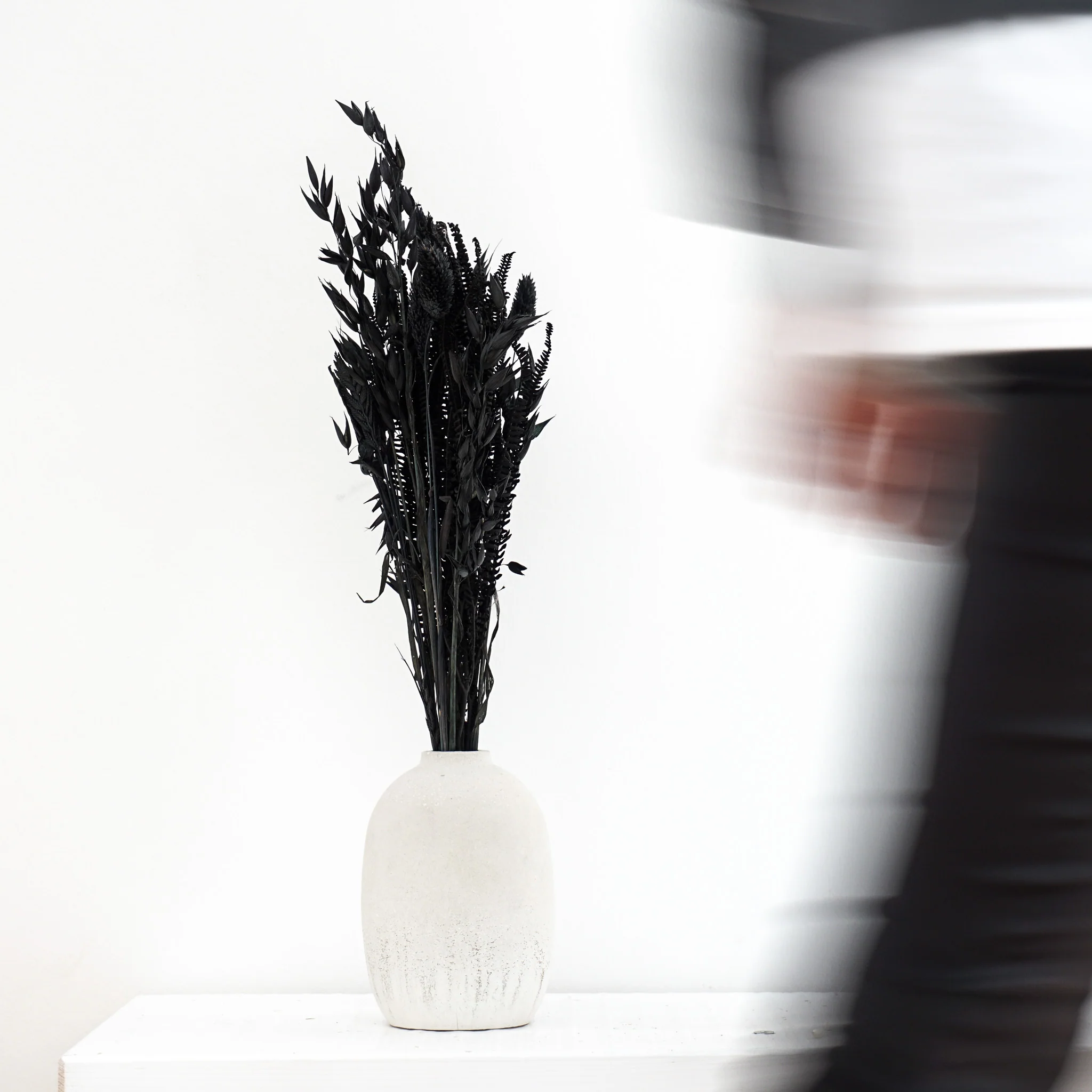 Trockenblumenstrauß Schwarz Black Mini