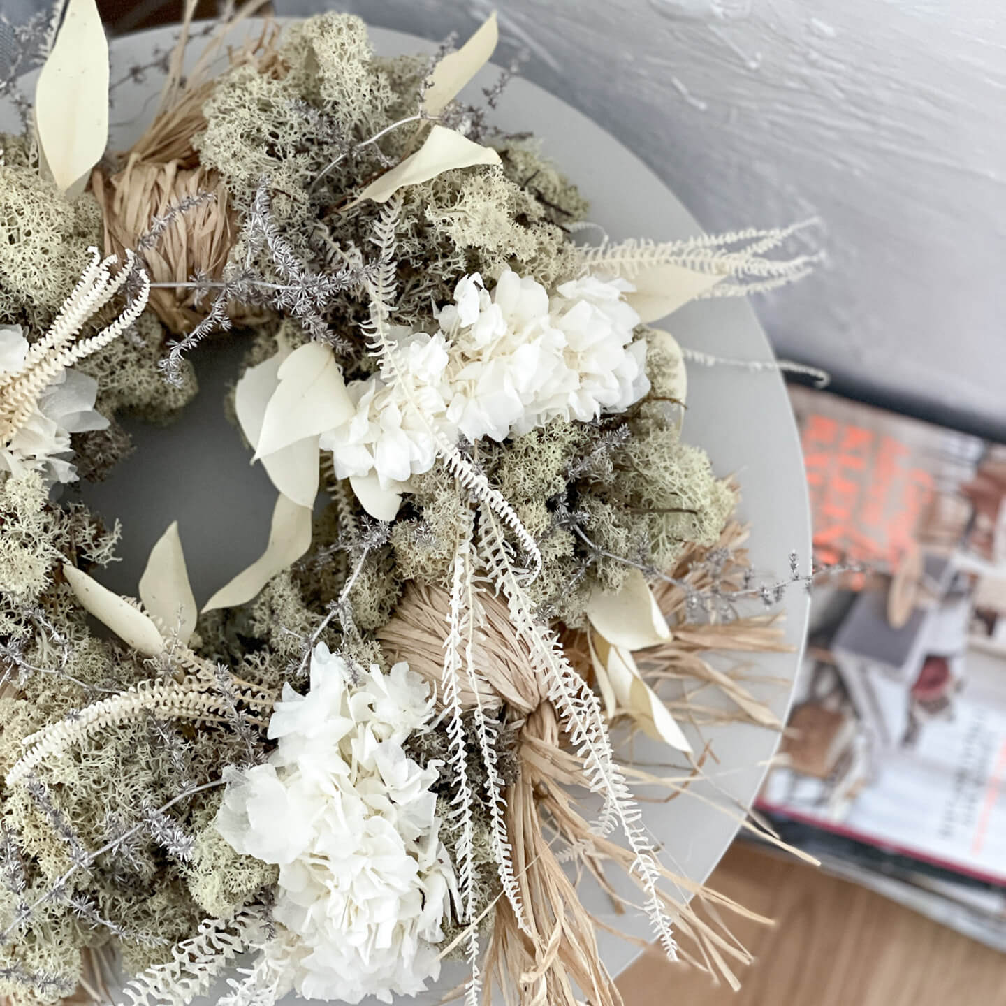 Adventskranz Trockenblumen Signature