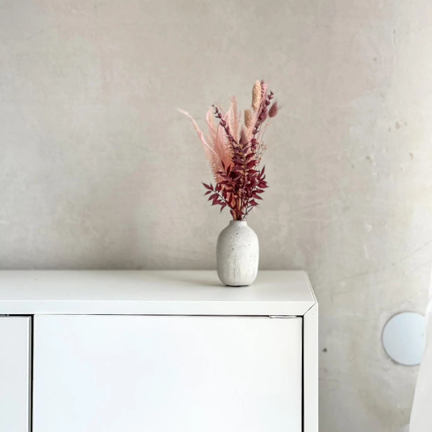 Flamazing: Trockenblumenstrauß Mini rosa