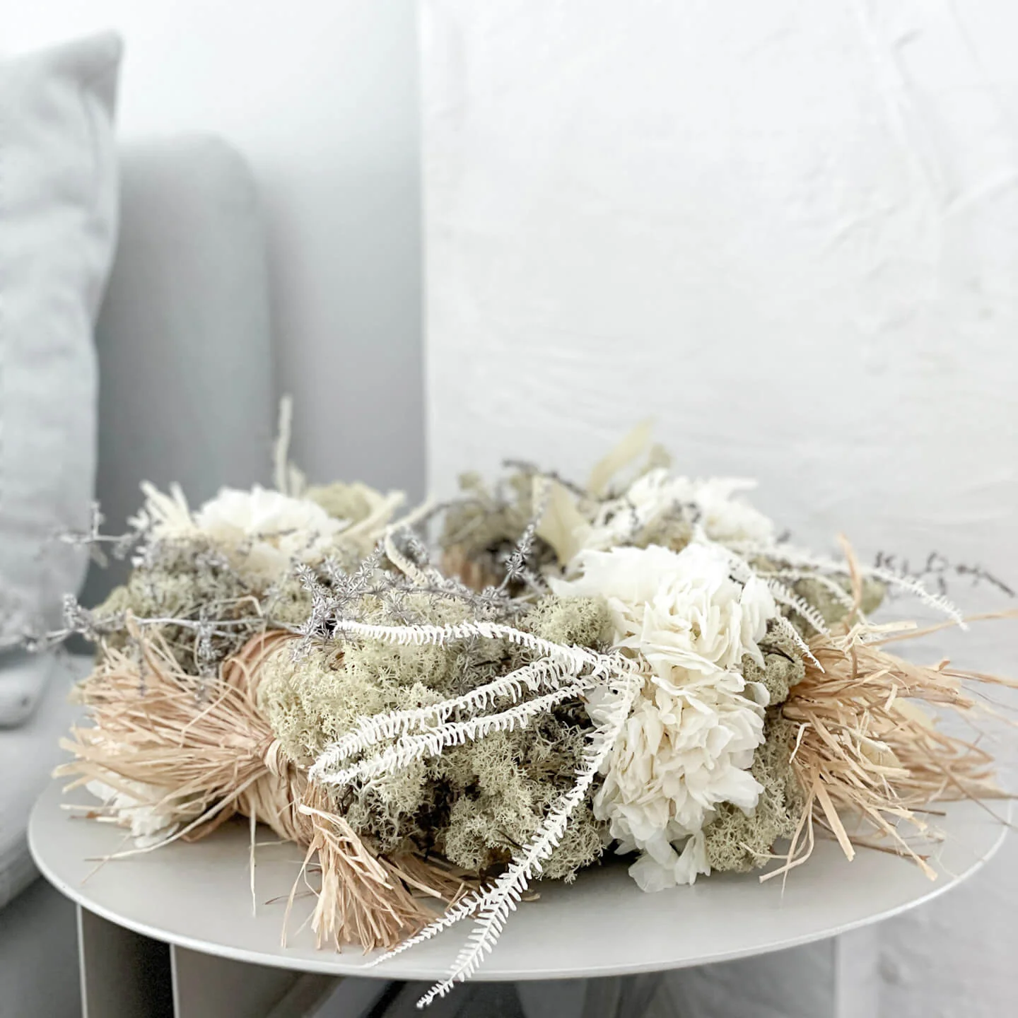 Adventskranz Trockenblumen Signature