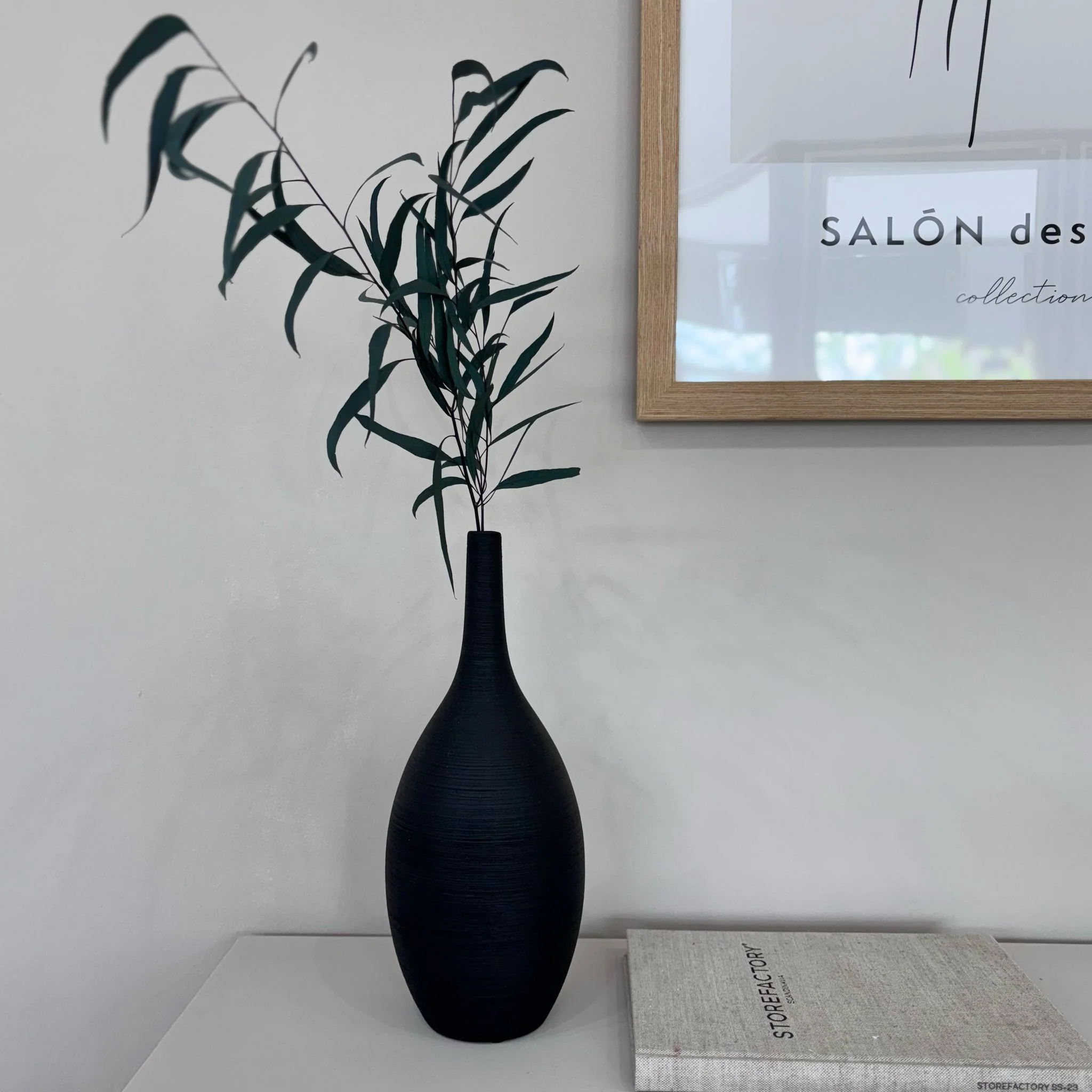 Vase Morning - schwarz