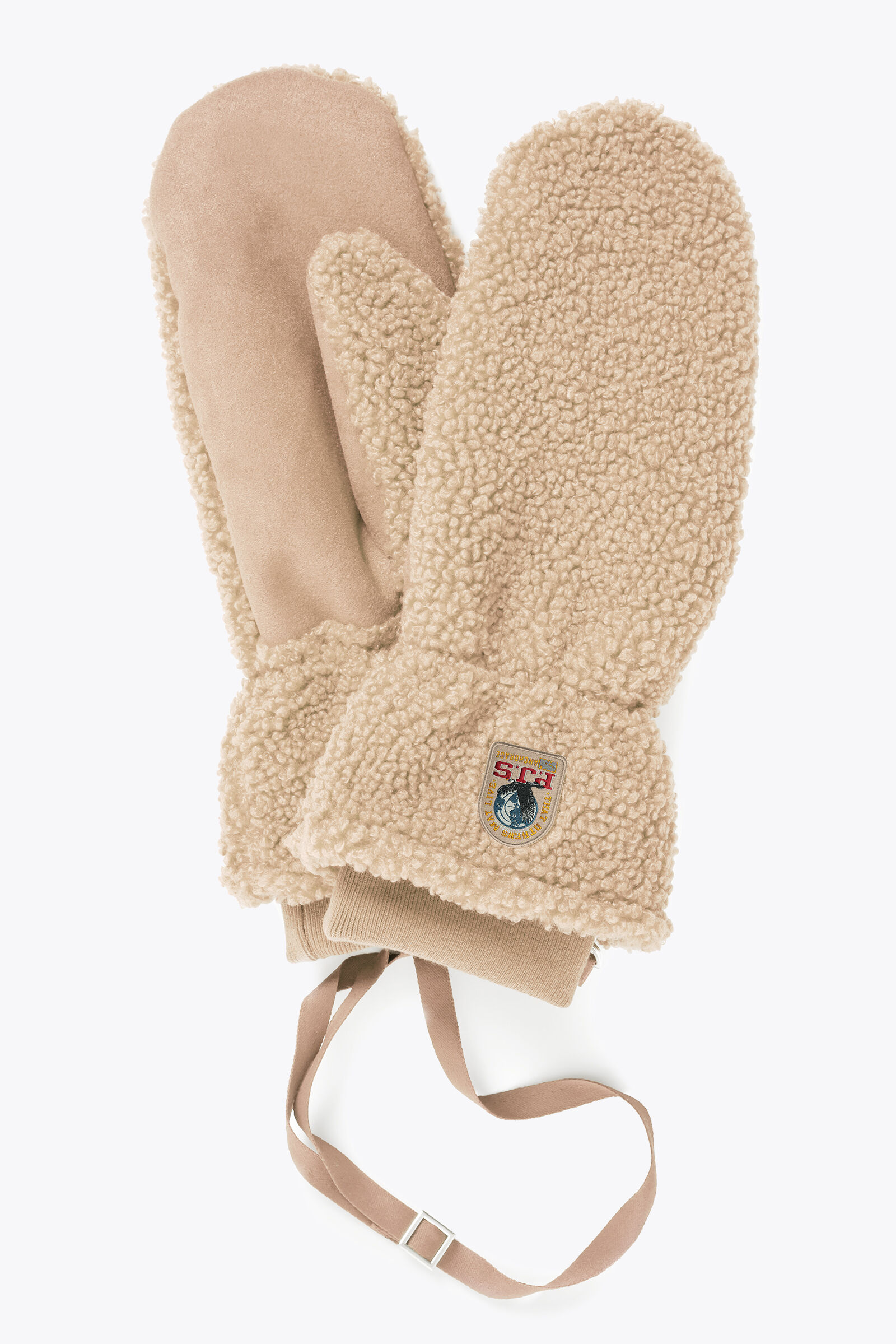 POWER - CURLY FLEECE MITTENS