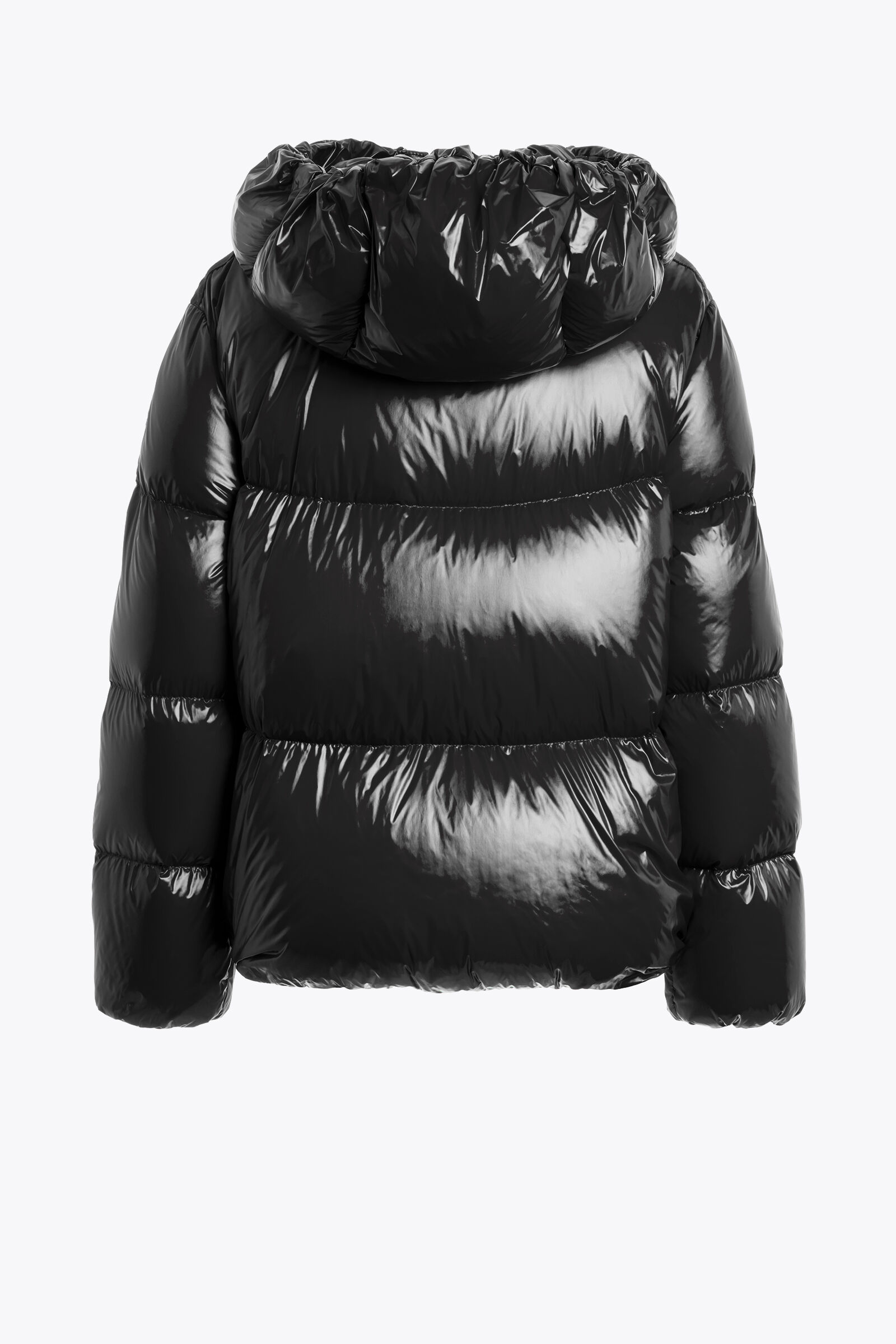 WATER FLOWER - HOODED DOWN JACKET