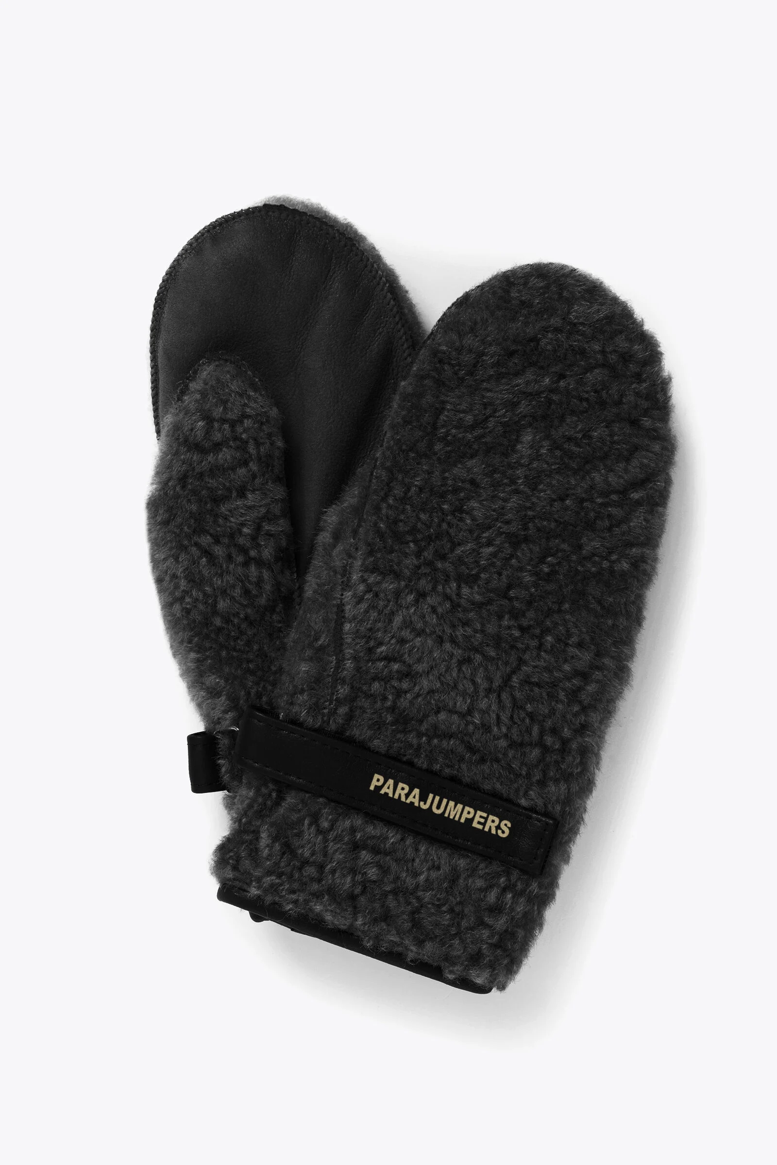 FLUFFY - SHEARLING MITTENS