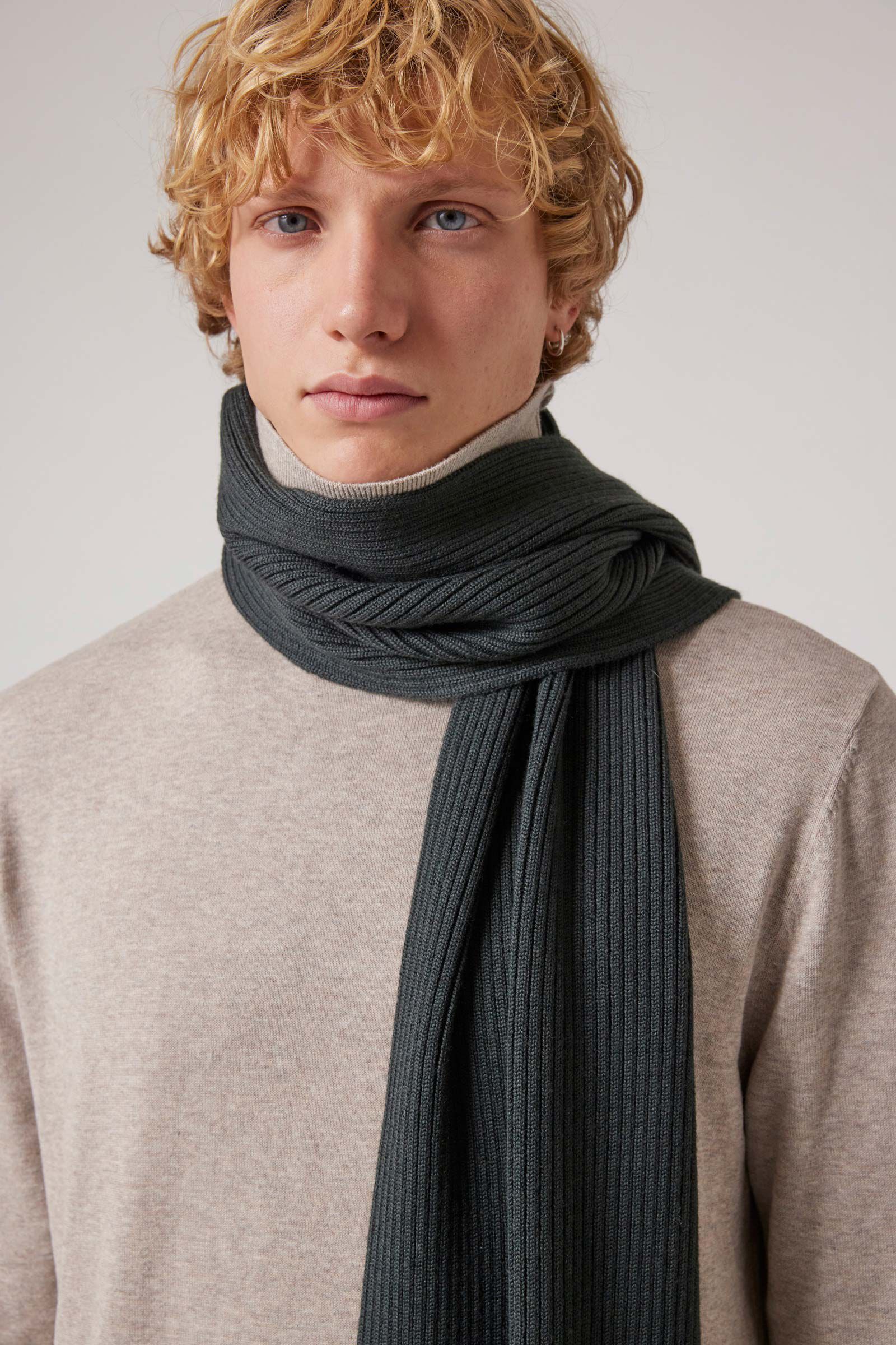RIB - MERINO WOOL SCARF