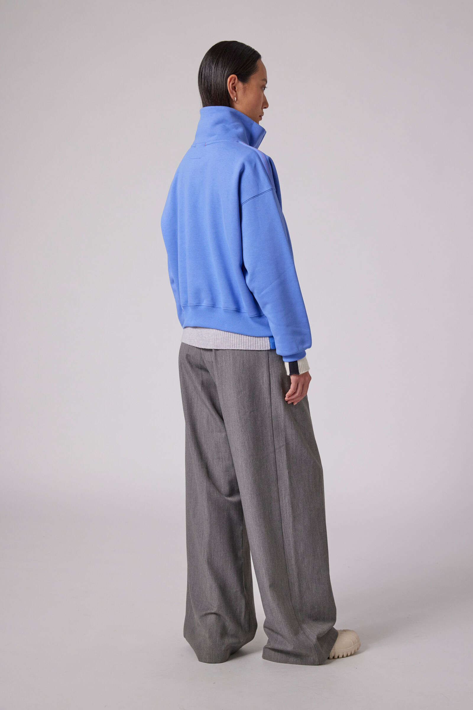 ZENDAYA - HALF-ZIP SWEAT