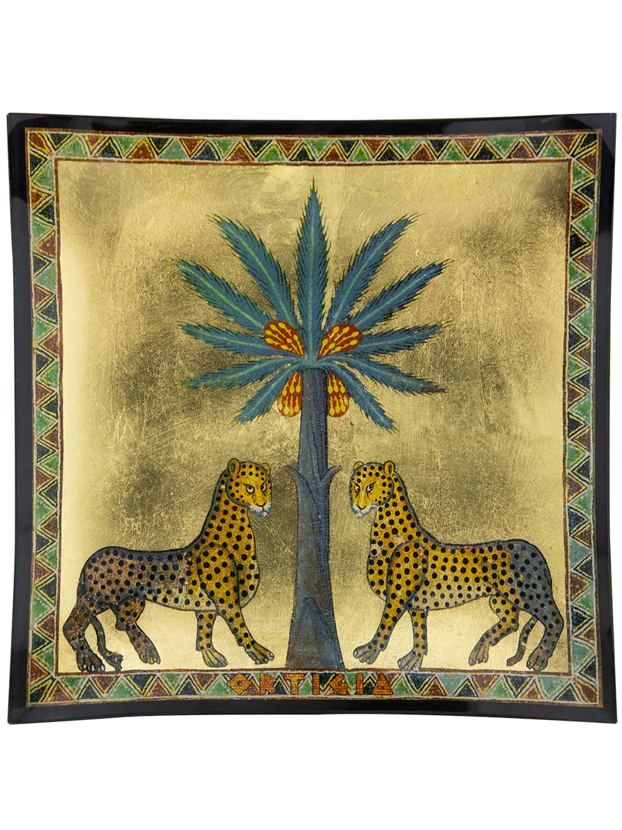 Cam Dekoratif Sunum Tabağı