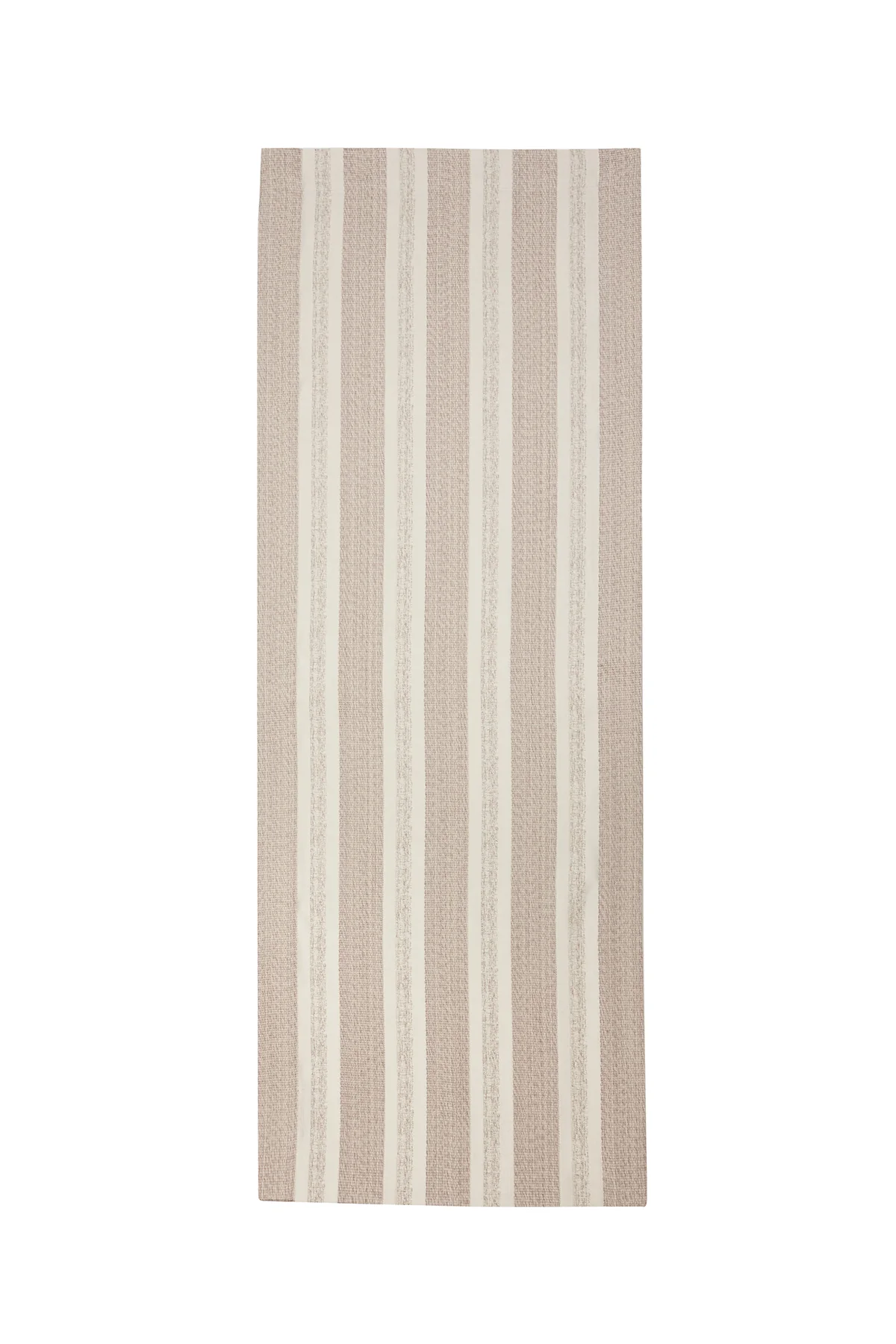 Krem Renkli Çizgili Runner