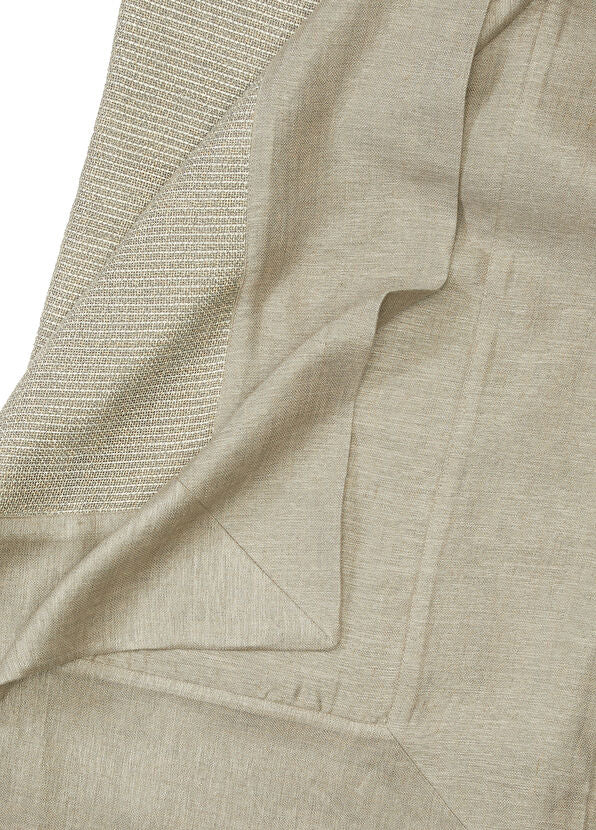 Gri Keten Masa Örtüsü