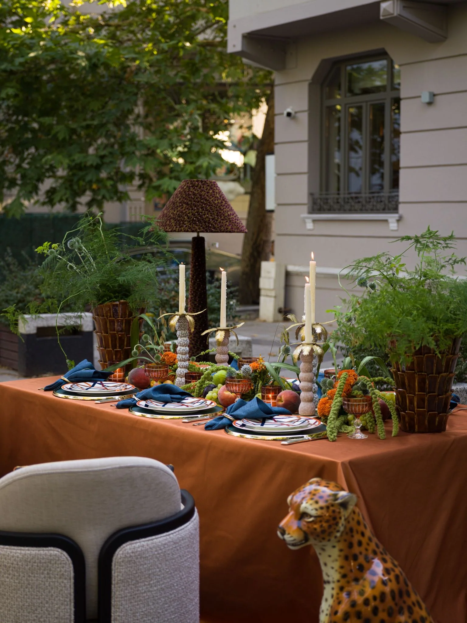 Haas Mojave Palmiye Şamdan Pembe