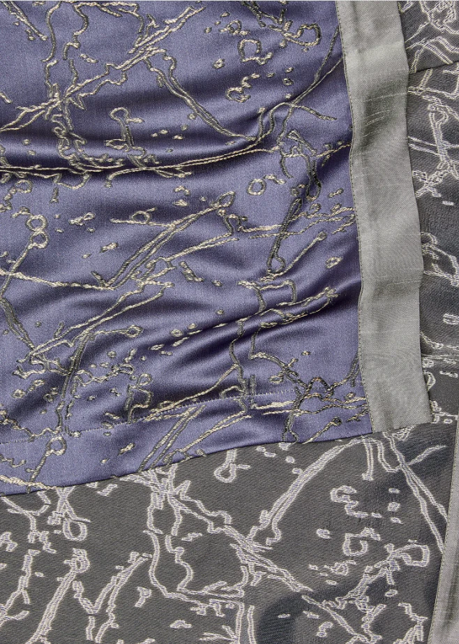 Lacivert Dal Desenli Runner