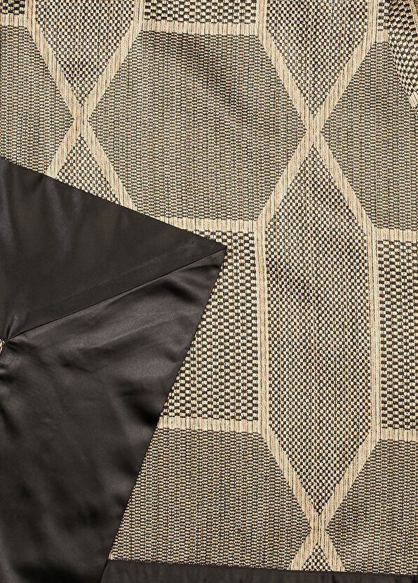 Mazzano Siyah Keten Masa Örtüsü